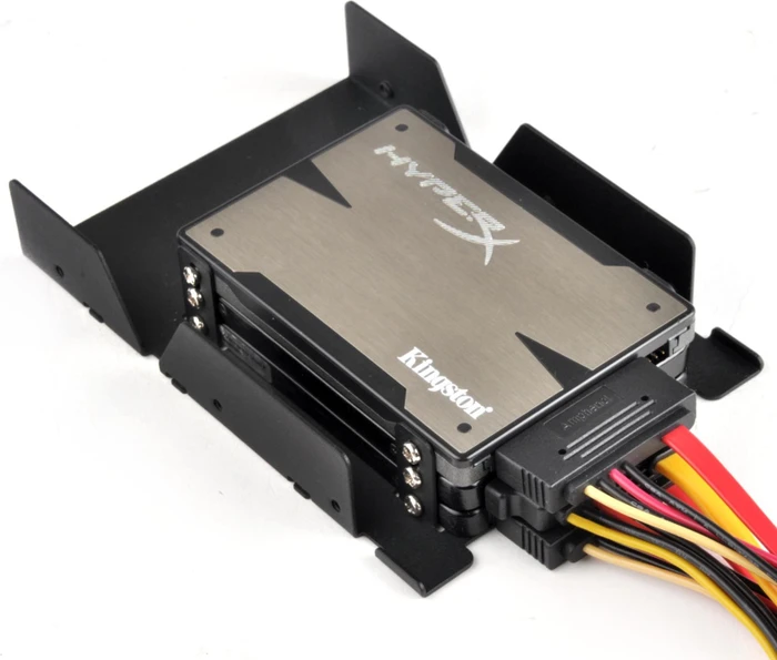 SilverStone SDP08-E, 3.5" Einbaurahmen, schwarz
