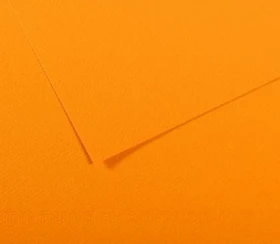 Canson Mi-Teintes Zeichenpapier, 500x650mm, glatt, gelborange, 10 Blatt