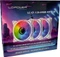LC-Power Case Fan 120mm ARGB Reverse, weiß, LED-Steuerung, Fernbedienung, 120mm, 3er-Pack Vorschaubild