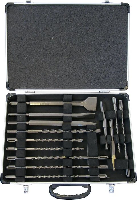 Makita SDS-plus Bohrer-/Meißel-Zubehörset inkl. Koffer, 17-tlg.
