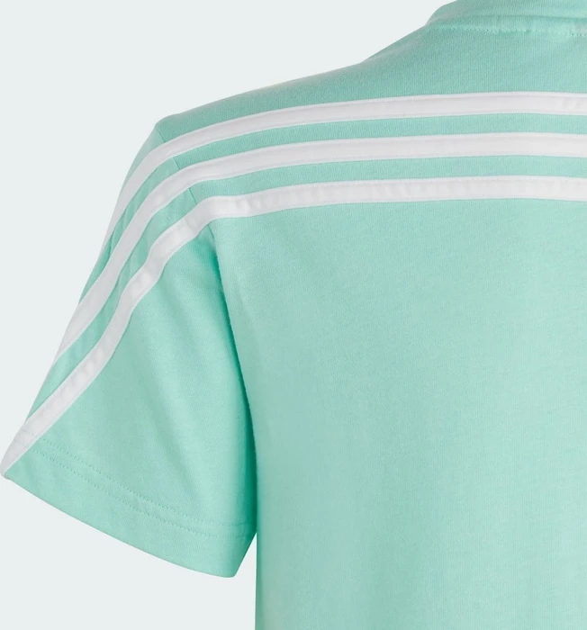 adidas Future Icons 3-Streifen T-Shirt kurzarm easy green/white (Junior)