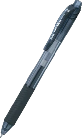 Pentel EnerGel X BLN105 0.5mm/0.25mm Gelroller schwarz/transparent
