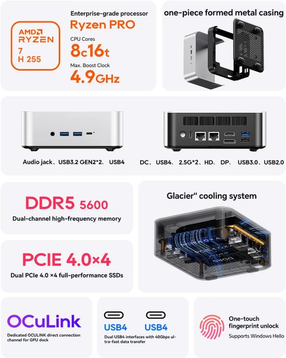 Aoostar Maco, Ryzen 7 255