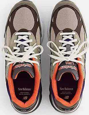New Balance Made in USA 990v3 tan/blue (Herren)