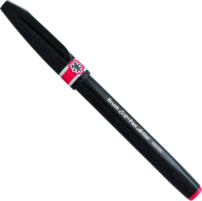 Pentel Brush Sign Pen Artist SESF30C rot, 12er-Pack