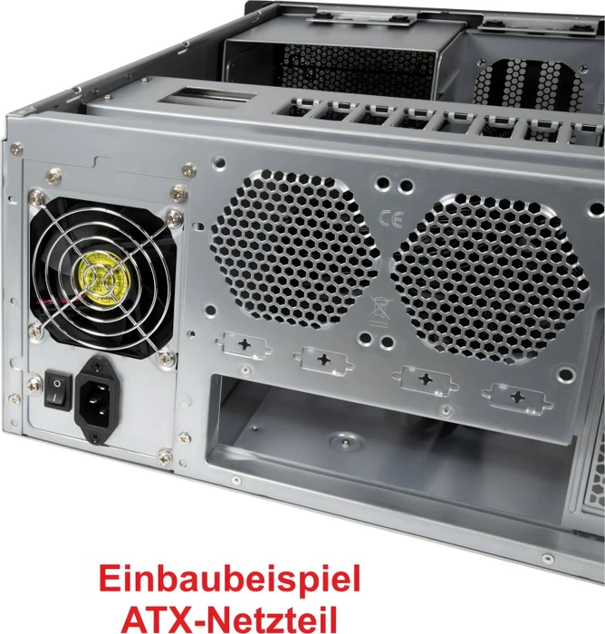Inter-Tech IPC 4U-47045, schwarz, 4HE, ATX