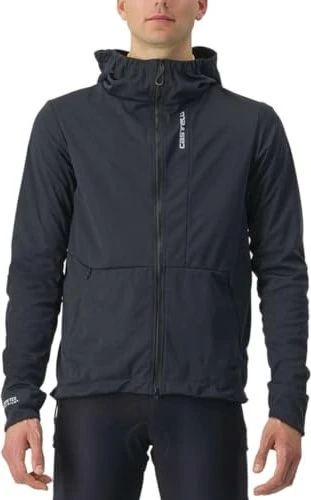 Castelli Trail Hoodie Fahrradjacke light black (Herren)