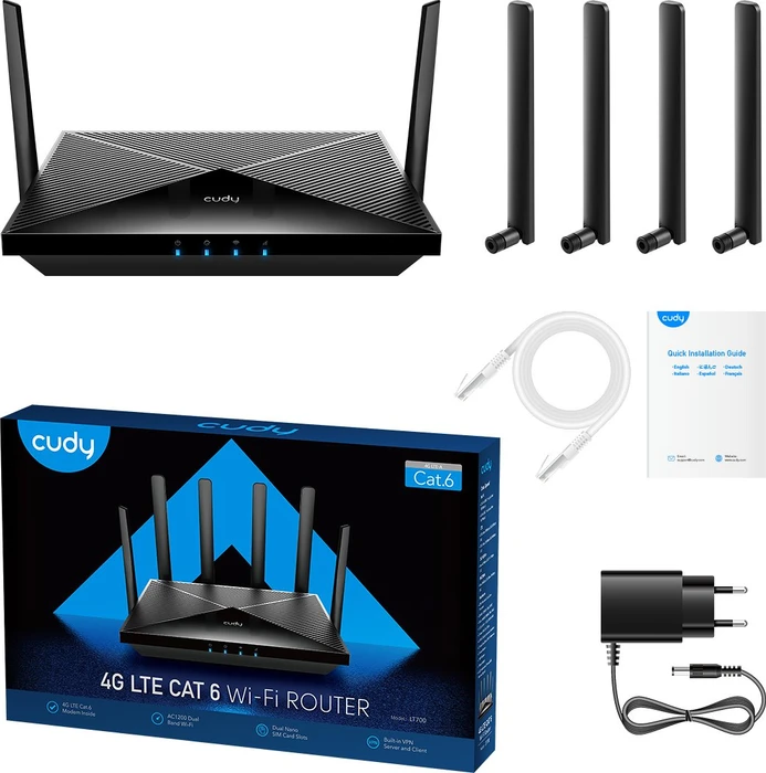 Cudy LT700, LTE, AC1200