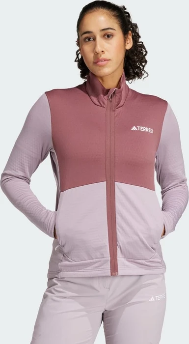adidas Terrex Multi Light Fleece Jacke preloved fig/burgundy (Damen)