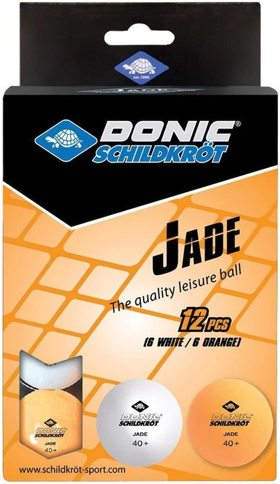 Donic Schildkröt Jade Poly 40+ Tischtennisbälle, 12 Stück
