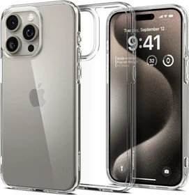 Spigen Ultra Hybrid für Apple iPhone 15 Pro Max Crystal Clear