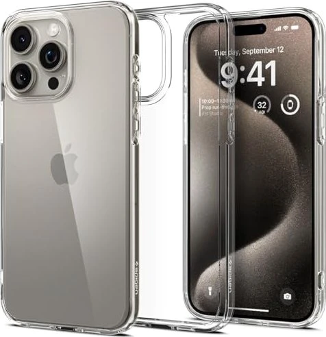 Spigen Ultra Hybrid für Apple iPhone 15 Pro Max Crystal Clear