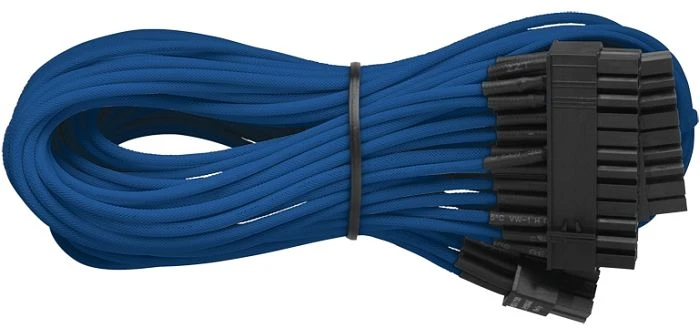 Corsair AX850/AX750/AX650 Sleeved Modular Upgrade-Kit, blau