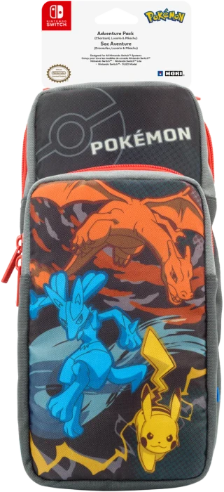 Hori Adventure Pack Charizard, Lucario & Pikachu Tasche (Switch)