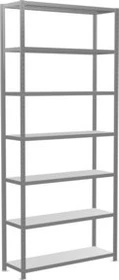 Schulte Lagertechnik Multiplus 250 Schwerlastregal 130x300x40cm verzinkt