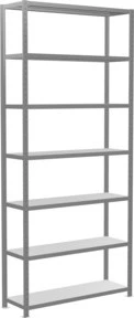 Schulte Lagertechnik Multiplus 250 Schwerlastregal 130x300x40cm verzinkt