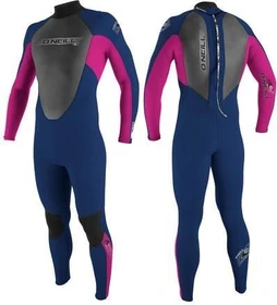 O'Neill Reactor Nasstauchanzug 3/2/2mm blau/grau/pink (Junior)