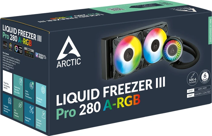 ARCTIC Liquid Freezer III Pro 280 A-RGB, schwarz