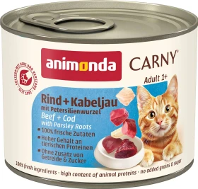 animonda Carny Rind und Kabeljau, 4.80kg (24x 200g)