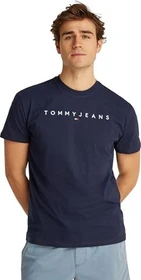 Tommy Hilfiger Logo T-Shirt kurzarm dark night navy (Herren)