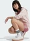 adidas Essentials 3-Streifen Full-Zip Hoodie sandy pink/white (Junior) Vorschaubild