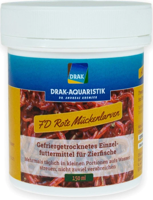 DRAK-Aquaristik FD Rote Mückenlarven, Dose, 150ml