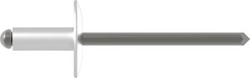 Gesipa A4 Edelstahl Großkopf Blindniete 4.8x20mm, 250 Stück