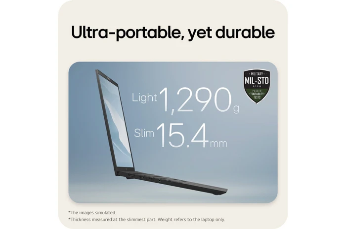LG gram 15 (2025), schwarz, Ryzen AI 7 350, 32GB RAM, 1TB SSD, DE