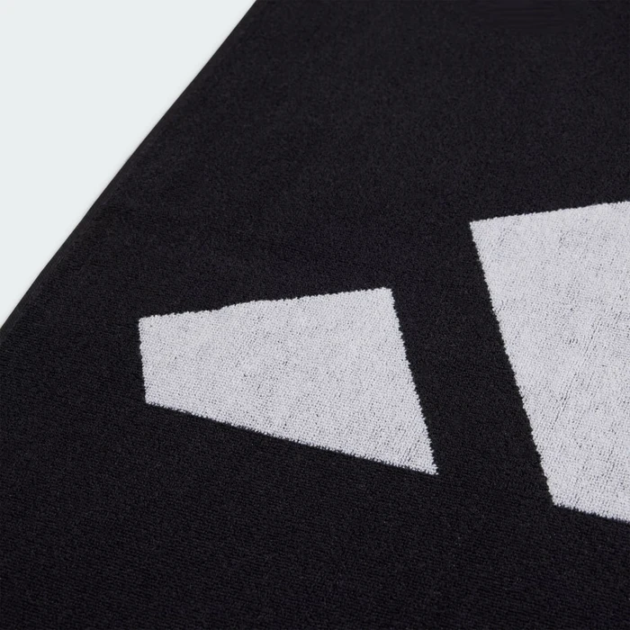 adidas groß Handtuch schwarz/weiß