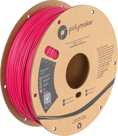 Polymaker PolyLite PLA, Magenta, Spule, 1.75mm, 1.00kg