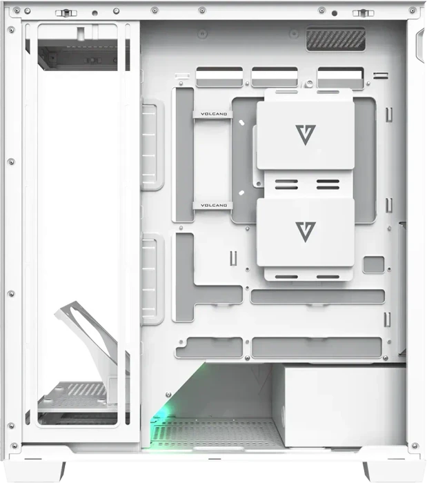 Modecom Volcano Stellar Plus NF White, Glasfenster