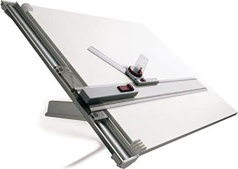 rOtring Zeichentisch A2, grau, Schnellzeichenkopf