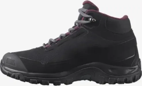 Salomon Shelter Waterproof black/ebony/wine tasting (Damen)