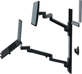 Ergotron LX Pro System Wandarbeitsplatz schwarz