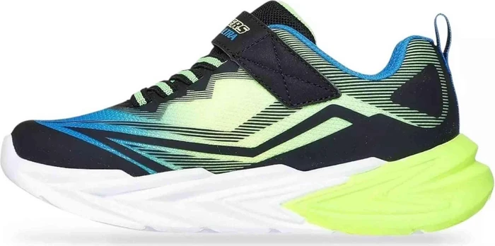Skechers S Lights: Flex-Glow Ultra schwarz/grün (Junior)