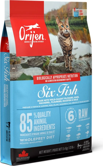 Orijen Six Fish Cat, 5.40kg