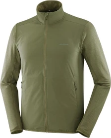 Salomon Essential Lightwarm Hybrid Funktionsjacke grape leaf (Herren)