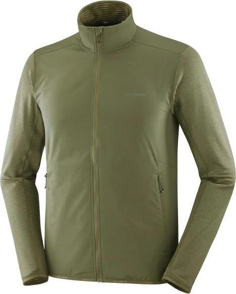Salomon Essential Lightwarm Hybrid Funktionsjacke grape leaf (Herren)