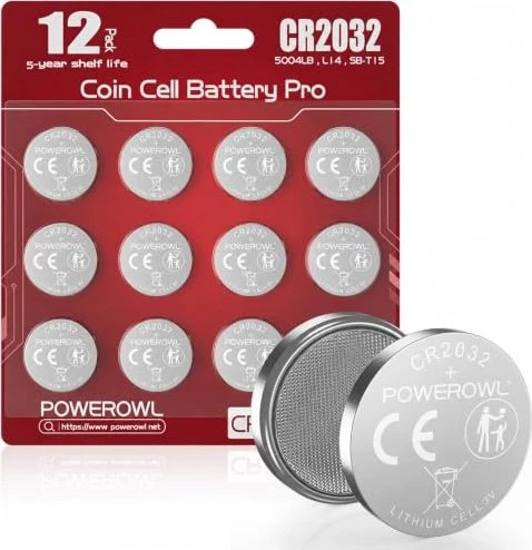 Powerowl CR2032, 12er-Pack