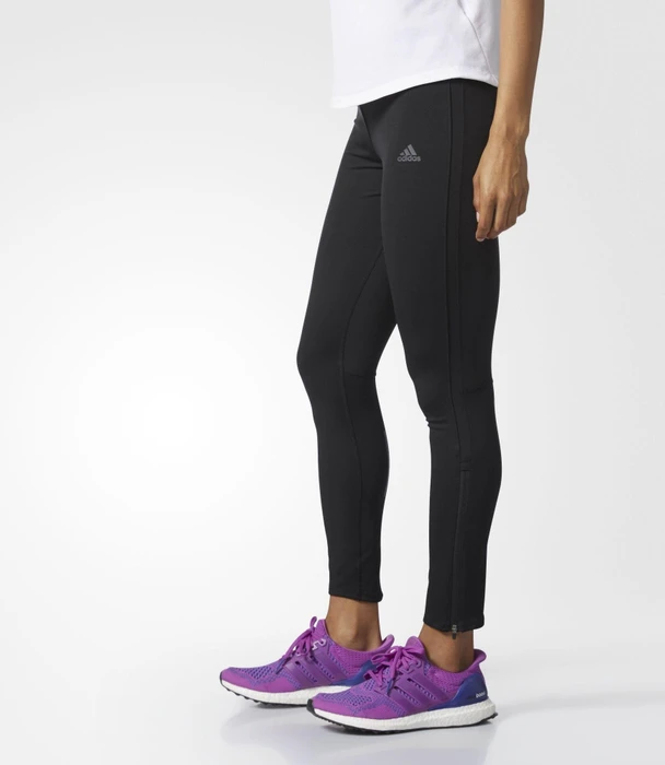 adidas Response Climawarm Tights Laufhose lang schwarz (Damen)