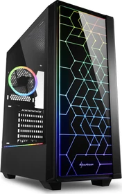 Sharkoon RGB LIT 100, Glasfenster