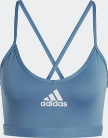 adidas AEROREACT Training Light-Support Sport-BH craft blue/white (Damen)