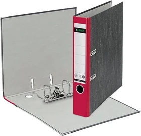 Leitz Qualitäts Ordner 2-Ring 180° CO2 neutral, 50mm, A4, rot, 20er-Pack