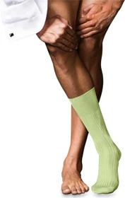 Falke No. 10 Pure Fil d'Écosse Socken lemon (Herren)
