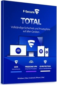 F-Secure Total Security & VPN, 3 User, 2 Jahre, ESD (multilingual) (PC)