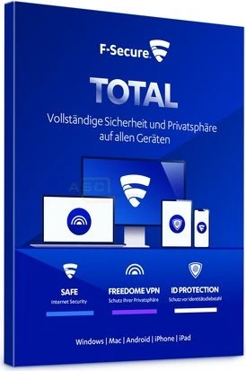 F-Secure Total Security & VPN, 3 User, 2 Jahre, ESD (multilingual) (PC)
