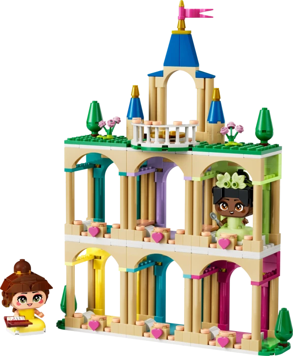 LEGO Disney - Die Mini-Prinzessinnen Belle und Tiana mit ihrem Schloss