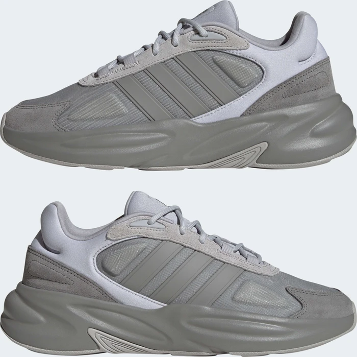 adidas Ozelle Cloudfoam silver metallic/charcoal solid grey/grey two