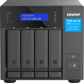QNAP QuTS hero TVS-h474-PT-8G, 8GB RAM, 2x RJ-45 2.5GBase-T, 1x USB-C 3.1