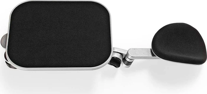Nedis Ergonomische Armauflage mit abnehmbarem Mauspad, schwarz/grau
